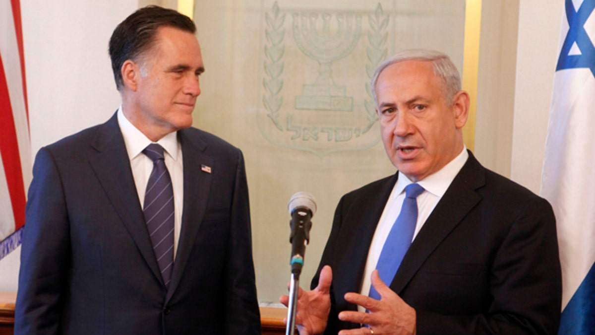 Mideast Israel Romney