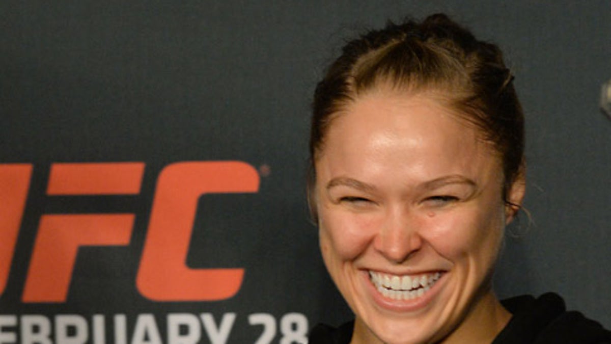 ronday rousey smile reuters