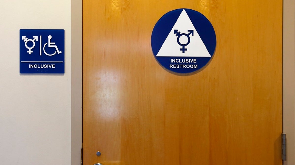 A gender-neutral bathroom is seen at the University of California, Irvine in Irvine, California September 30, 2014. The University of California will designate gender-neutral restrooms at its 10 campuses to accommodate transgender students, in a move that may be the first of its kind for a system of colleges in the United States. REUTERS/Lucy Nicholson (UNITED STATES - Tags: EDUCATION SOCIETY POLITICS) - GM1EAA10JEQ01