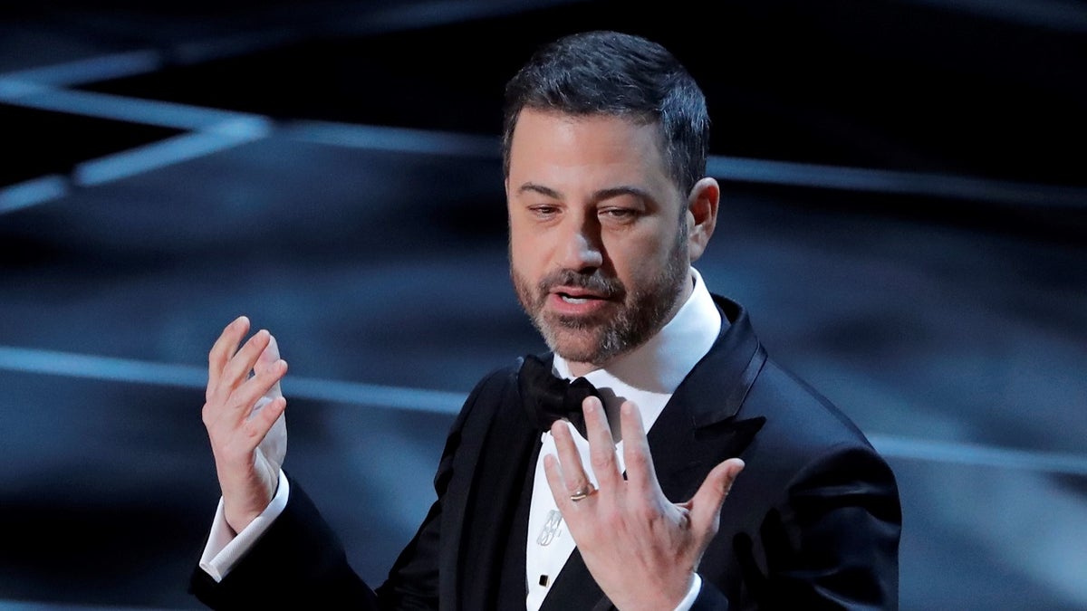 90th Academy Awards - Oscars Show  Hollywood, California, U.S., 04/03/2018  Host Jimmy Kimmel opens the show. REUTERS/Lucas Jackson - HP1EE350310T0