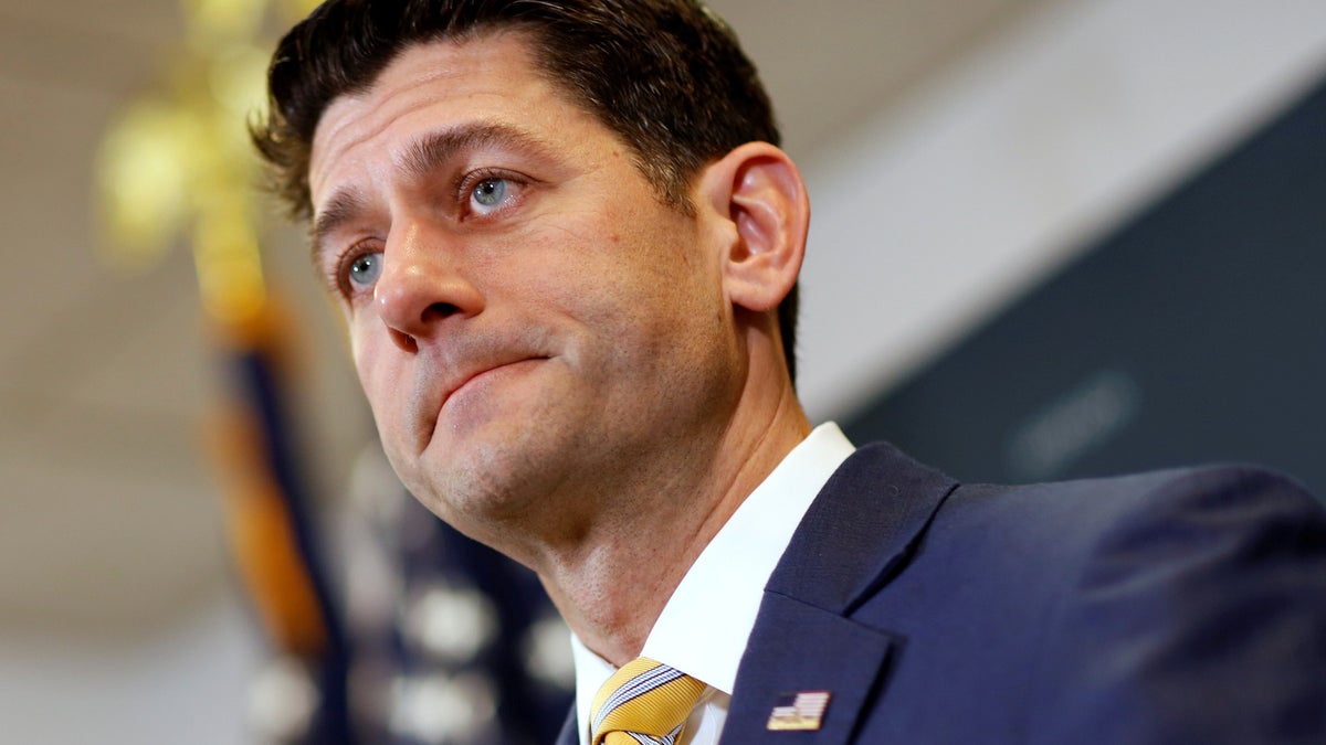 Speaker of the House Paul Ryan (R-WI) speaks to the media after a House Republican conference on Capitol Hill in Washington, U.S., March 6, 2018.      REUTERS/Joshua Roberts - RC1C548E8640