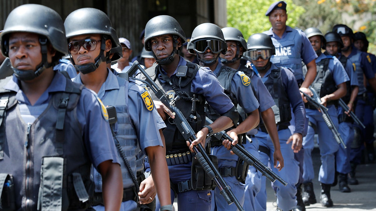 South African police