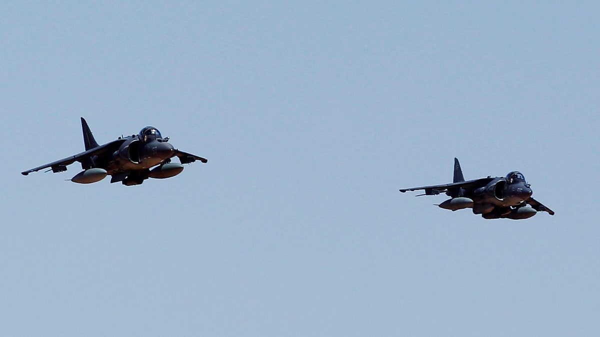 AV-8B Harrier jet