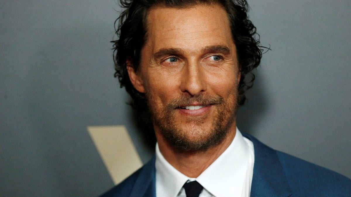 Actor Matthew McConaughey arrives at the Hollywood Film Awards in Beverly Hills, California, U.S., November 6, 2016. REUTERS/Mario Anzuoni - HT1ECB705L16C