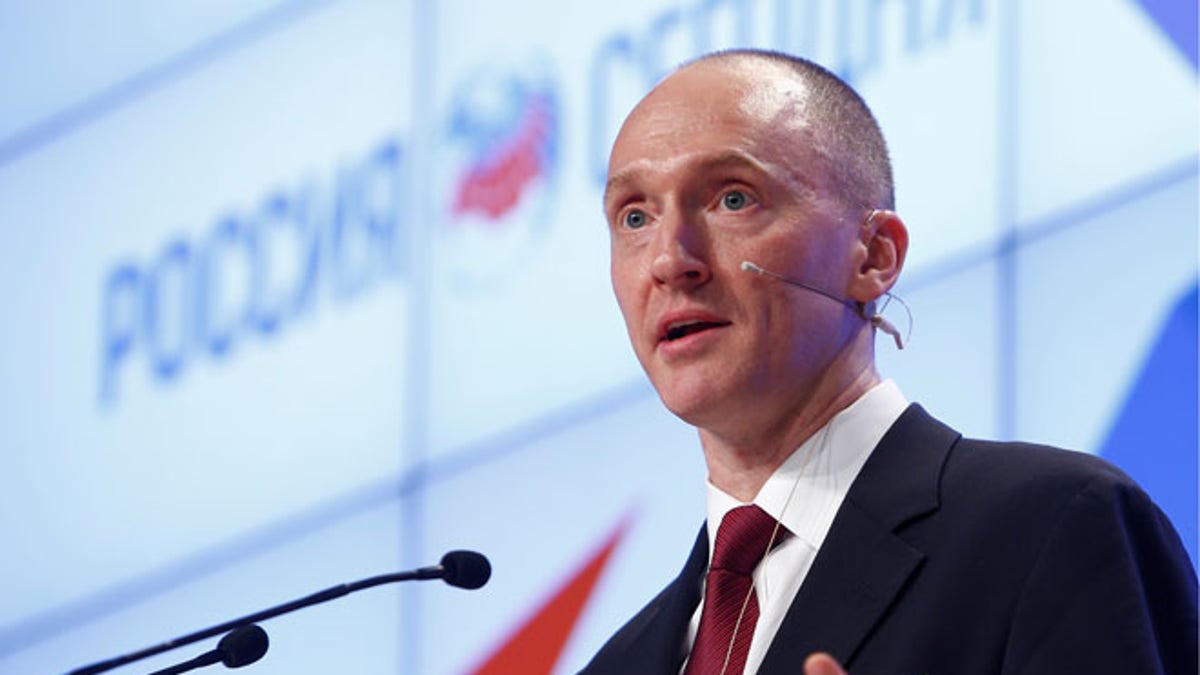 One-time advisor of U.S. president-elect Donald Trump Carter Page addresses the audience during a presentation in Moscow, Russia, December 12, 2016. REUTERS/Sergei Karpukhin - RC165B503FF0