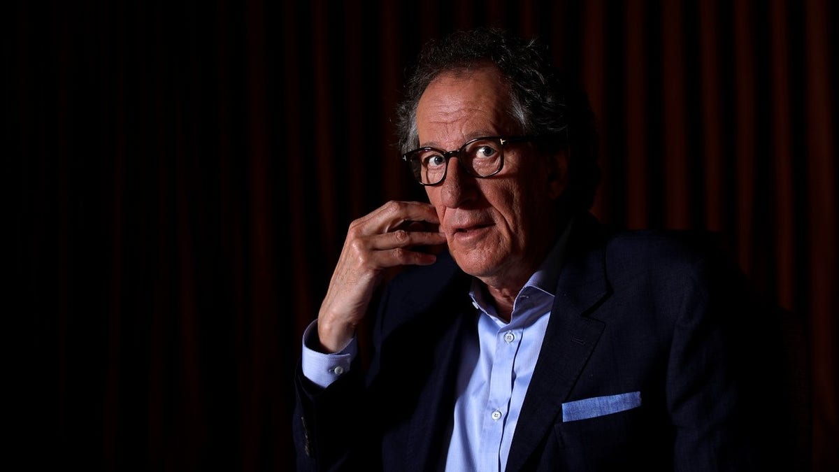 Cast member Geoffrey Rush poses for a portrait while promoting the upcoming movie 