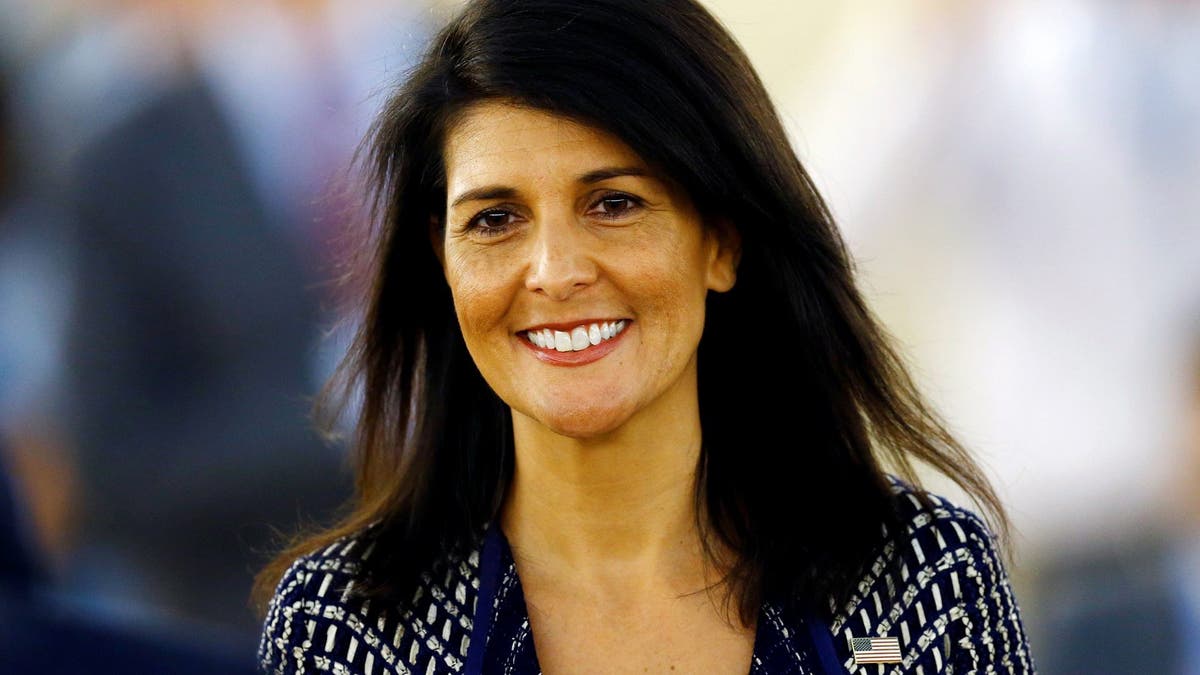 U.S. Ambassador to the United Nations Nikki Haley attends the United Nations Human Rights Council in Geneva, Switzerland June 6, 2017. REUTERS/Denis Balibouse - RC19D025AF80