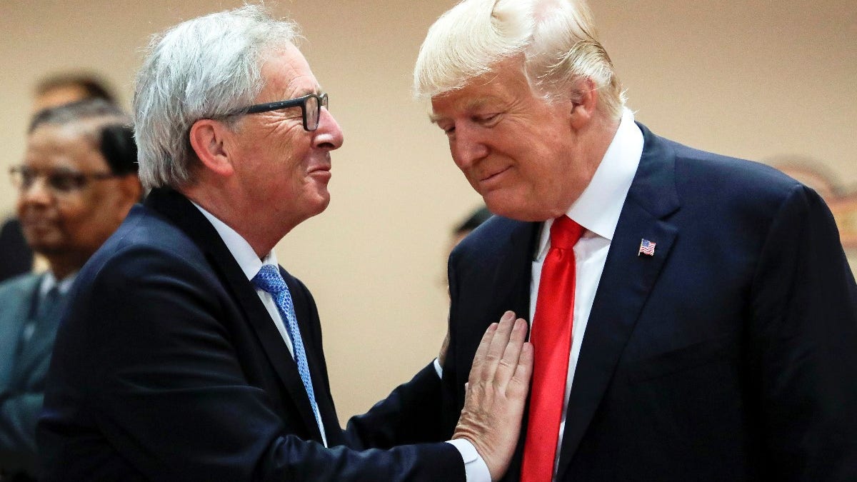 President of the EU Commission Jean-Claude Juncker speaks during a news conference in Tallinn, Estonia, June 30, 2017. REUTERS/Ints Kalnins