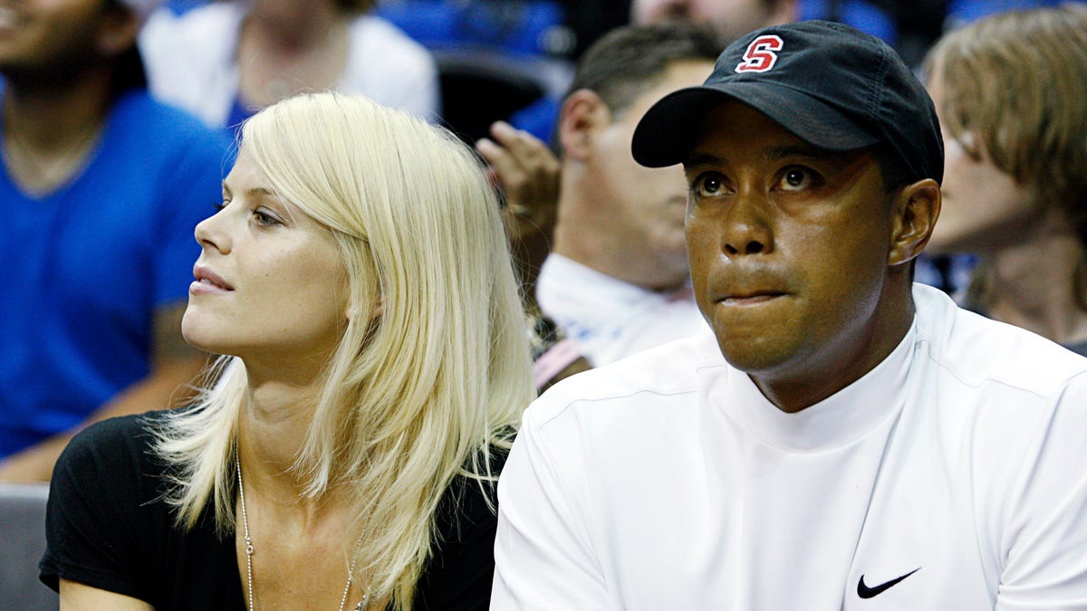 Tiger Woods and his ex-wife Elin Nordegren in June 2009.