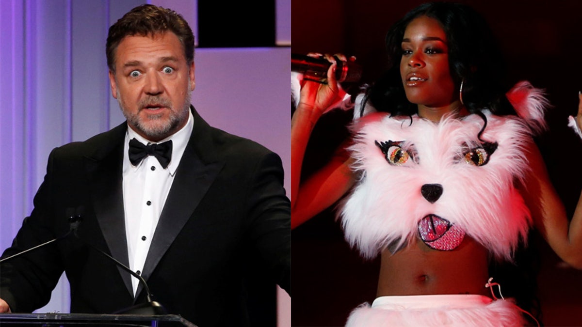 Azealia Banks Russell Crowe reuters split