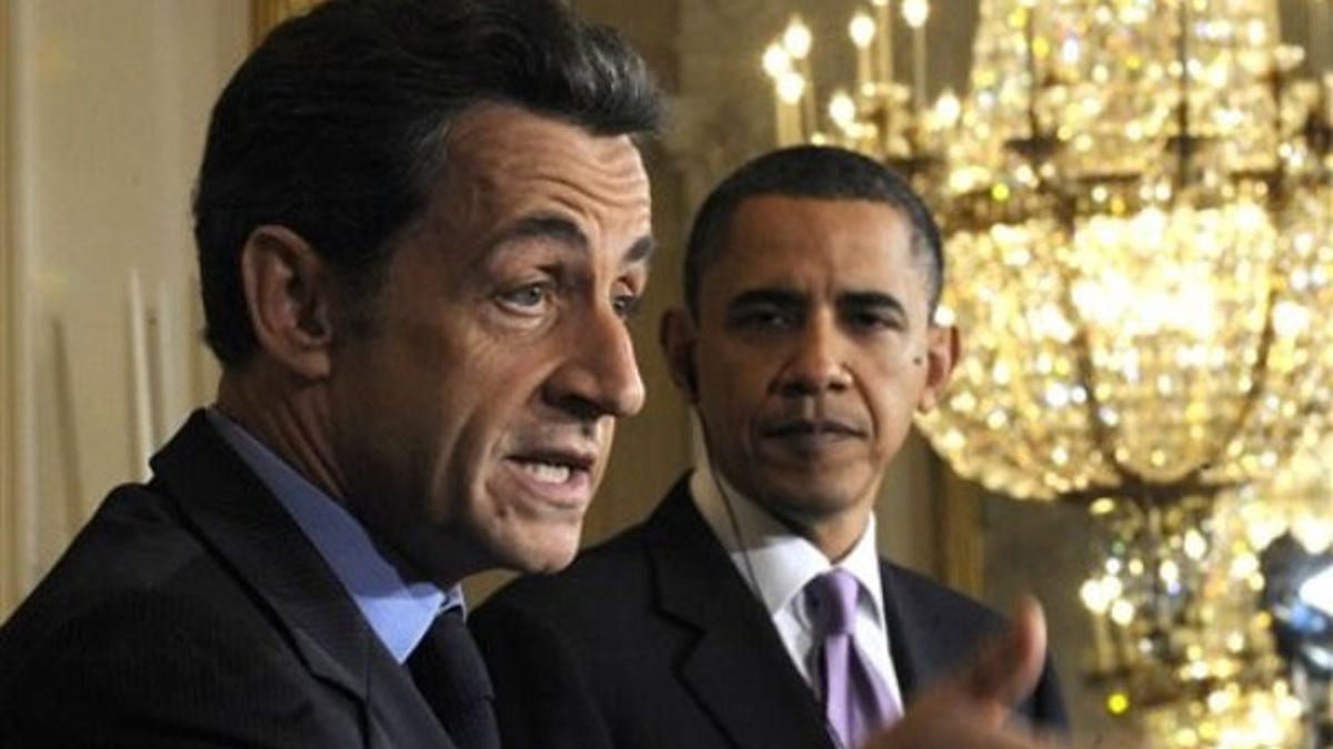 Obama US France Sarkozy