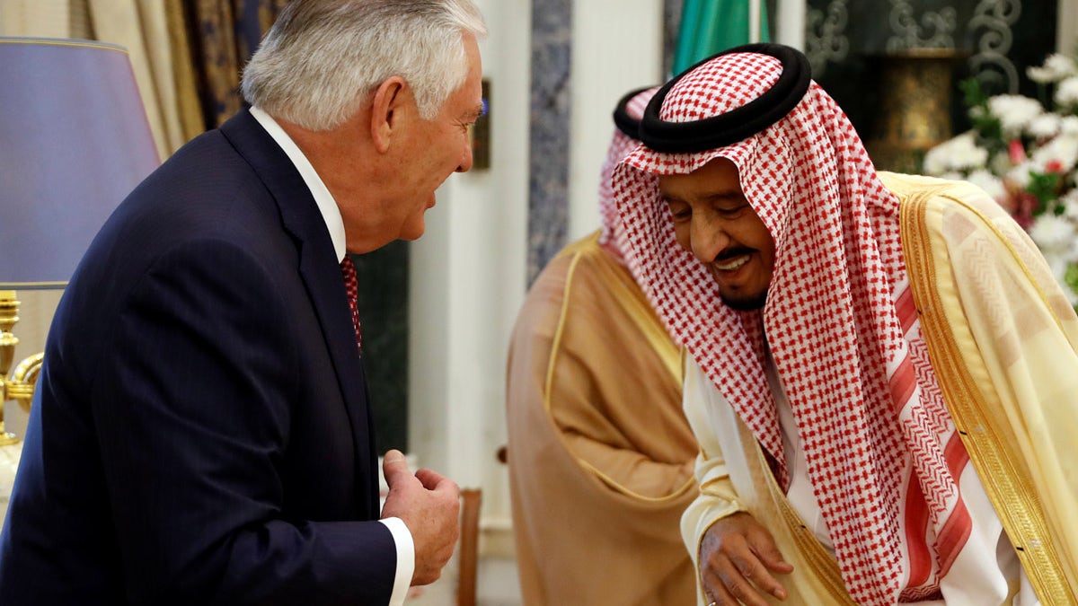 saudi crown prince tillerson