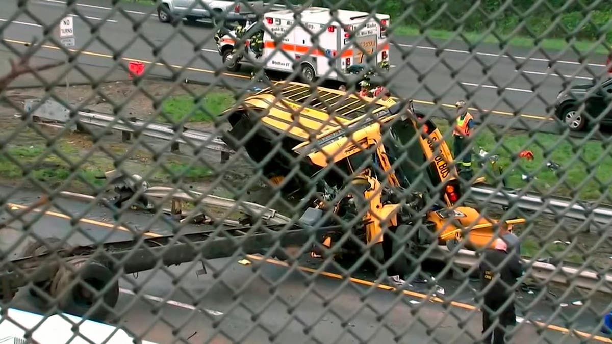 NJ School Bus Crash 1