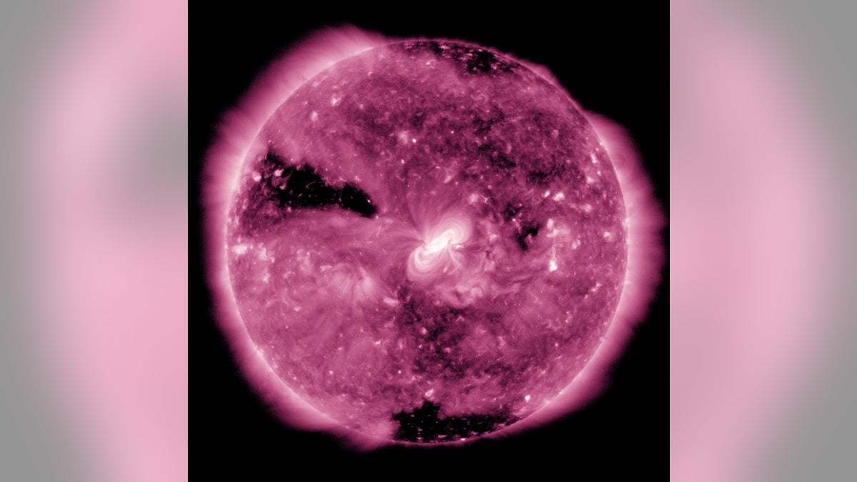 NASA's Solar Dynamics Observatory saw a total eclipse from space on Feb. 11, 2018.