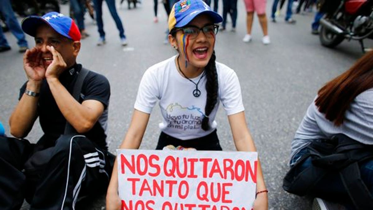 Caracas sit-in