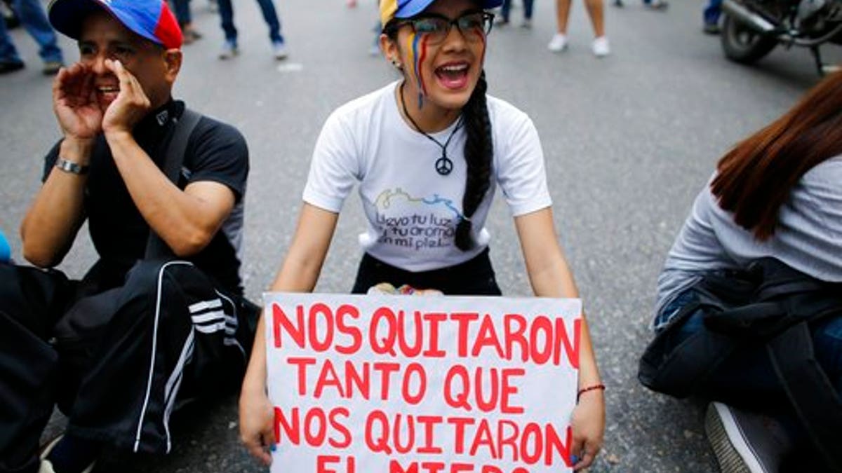 Caracas sit-in