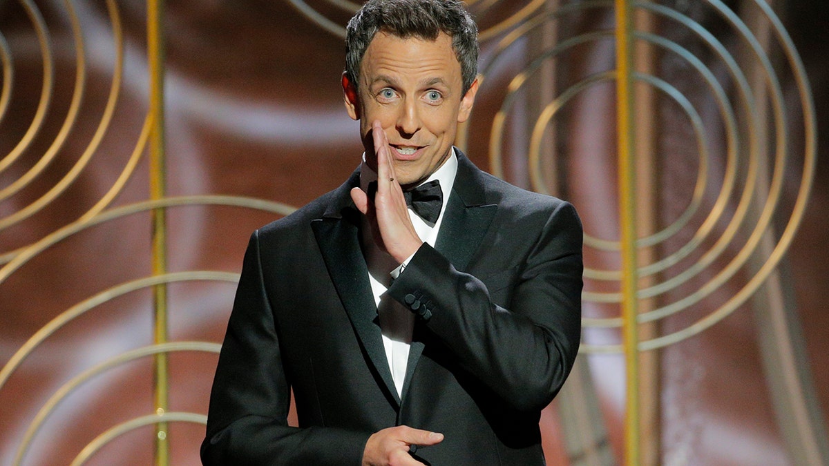 This image released by the host NBC shows the 75th Golden Globe Awards at the Beverly Hilton Hotel in Beverly Hills, California, on January 7, 2018.