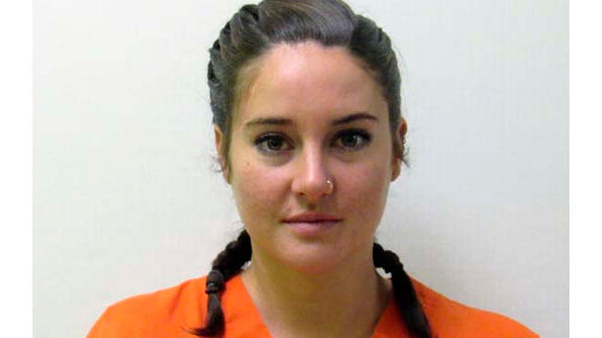 Shailene Woodley mugshot