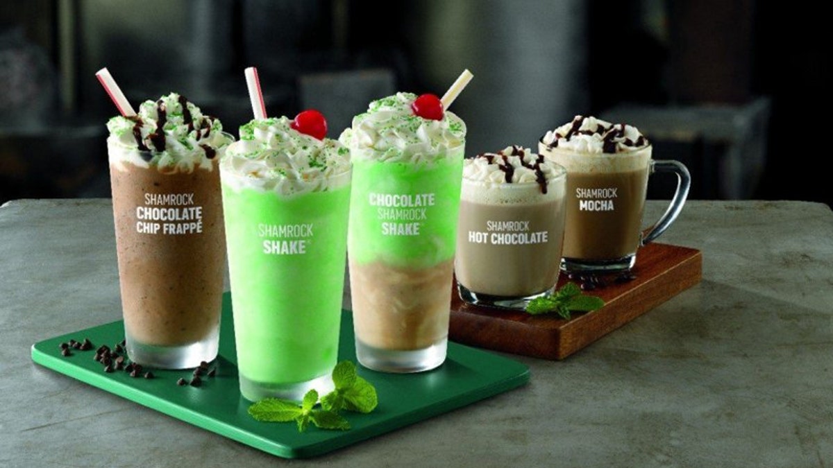 McDonald's rolling out chocolate Shamrock Shake for first time ever