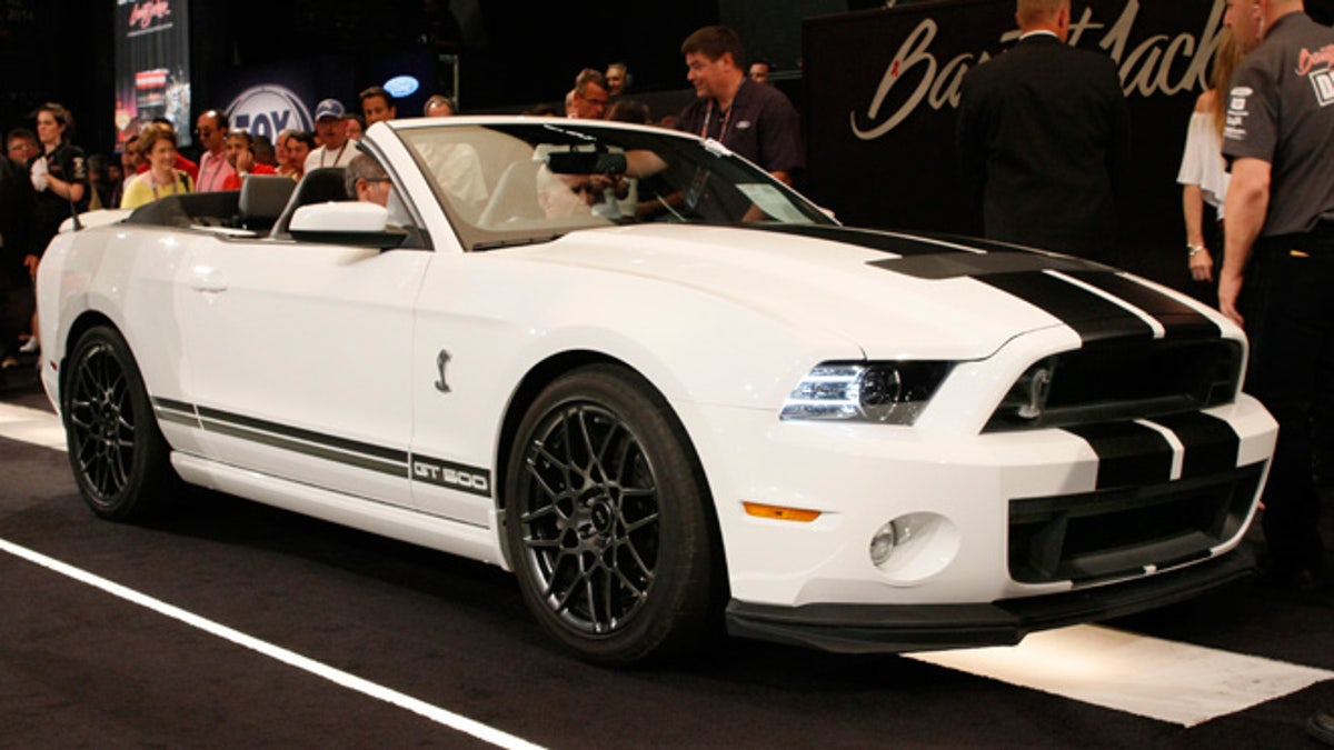 Sold for $500,000: 2014 Ford Shelby GT500 Convertible Delivers for Brain Injury Association of America