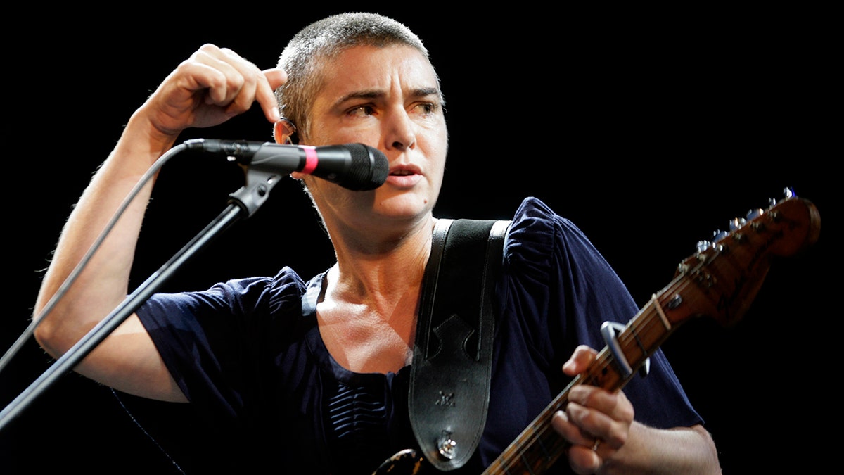 Irish singer Sinead O'Connor performs on stage during the Positivus music festival in Salacgriva July 18, 2009. REUTERS/Ints Kalnins/File Photo - RTSEJH9