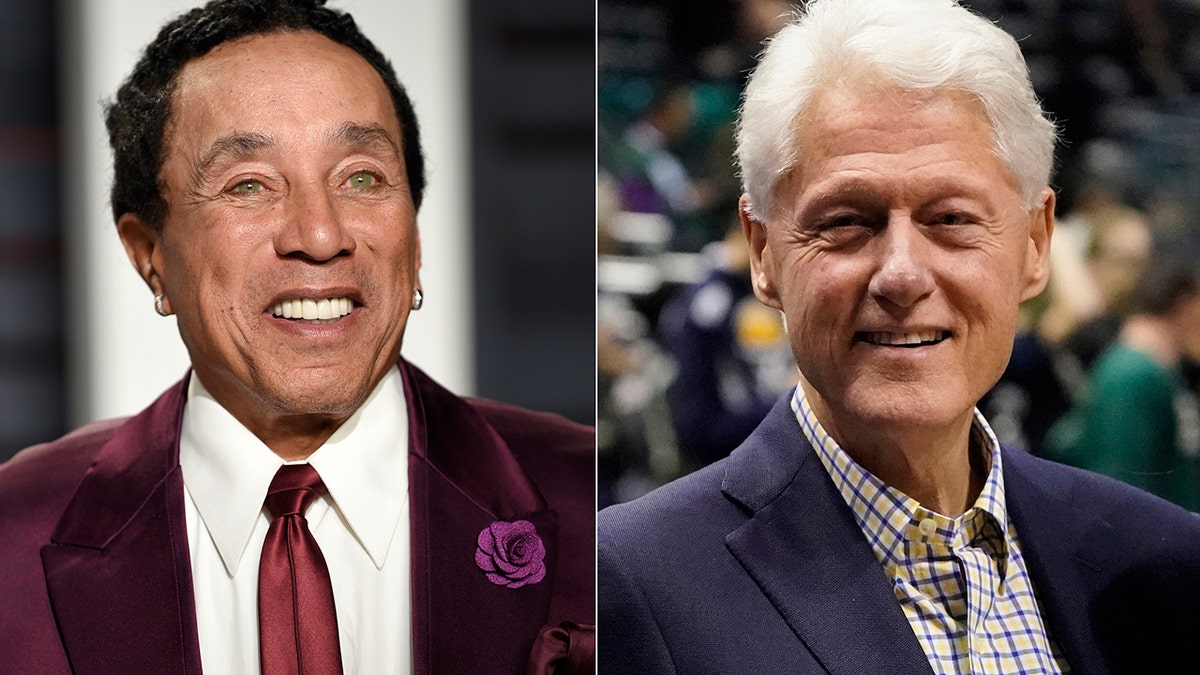 Smokey Robinson Bill Clinton AP