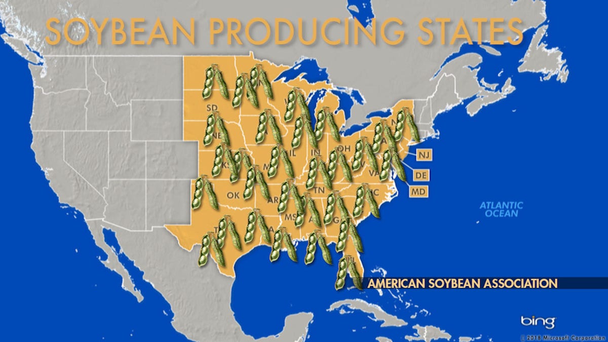 soybean map