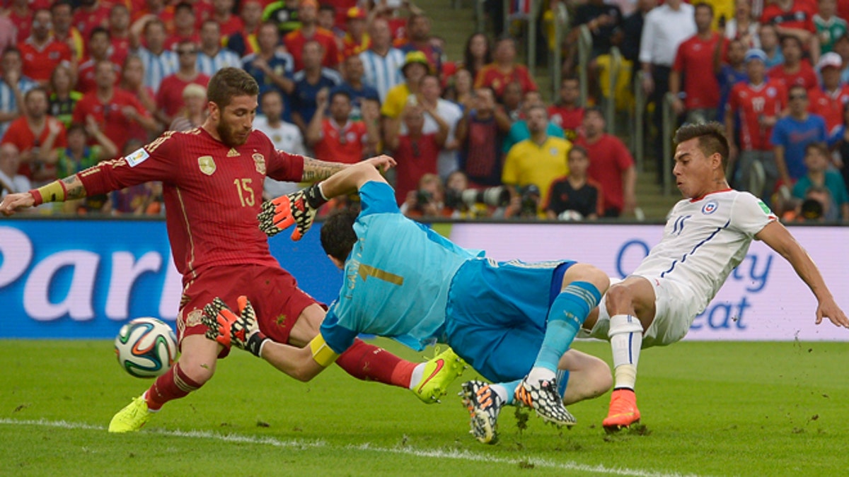 Brazil Soccer WCup Spain Chile