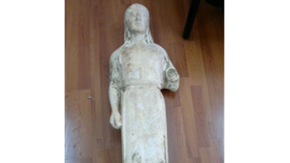 Greece Looted Statue