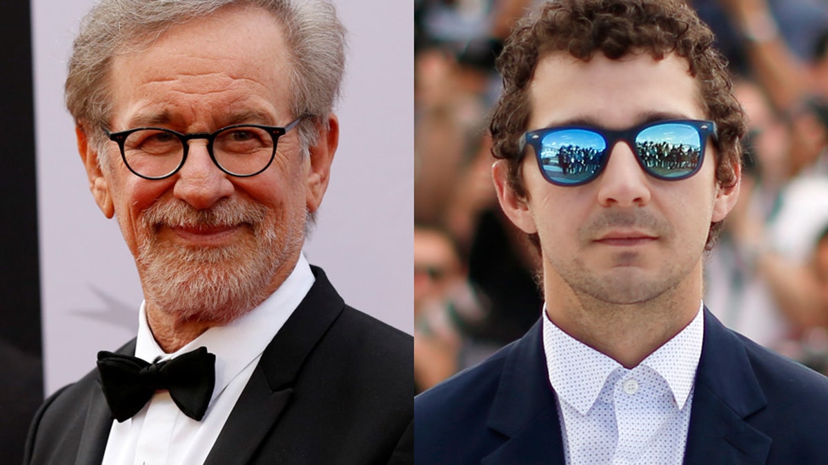 Shia LaBeouf steven spielberg reuters