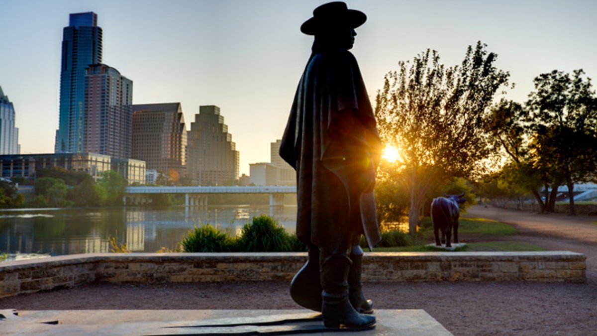 Stevie Ray Vaughan statue