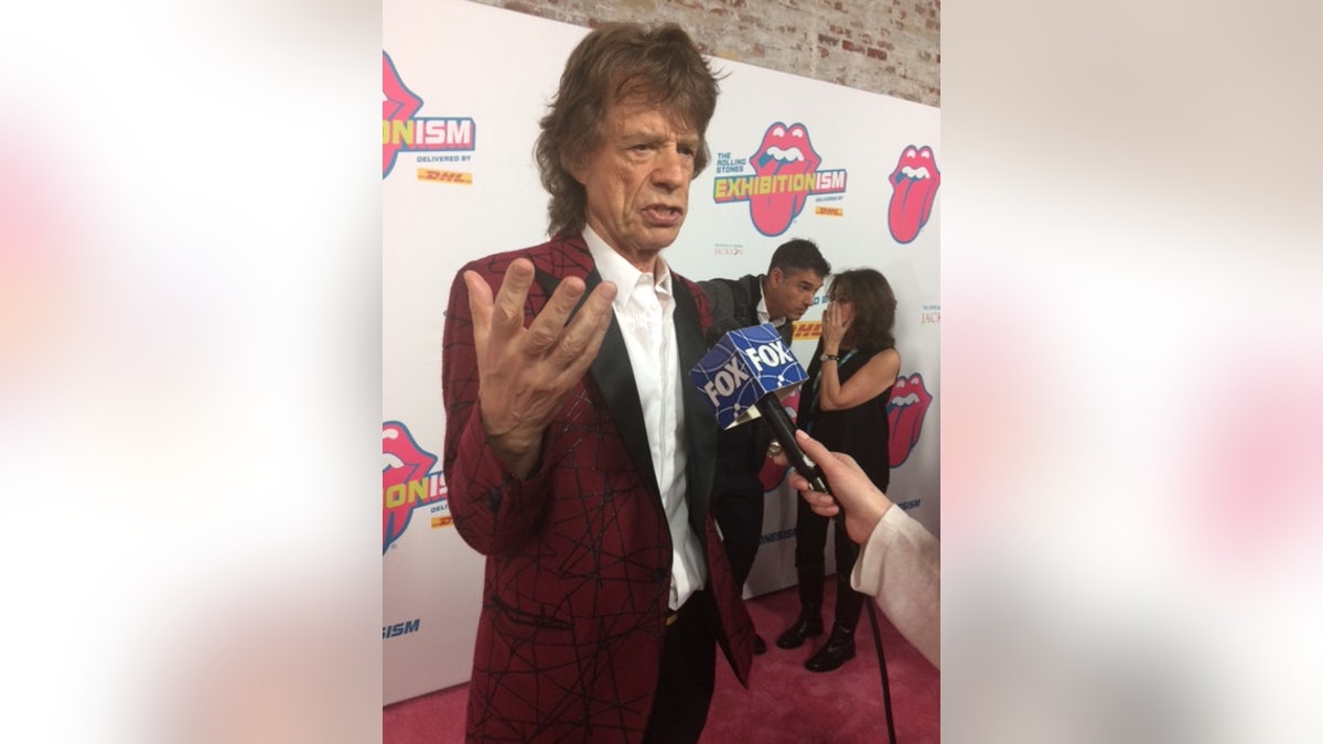 stones jagger fox