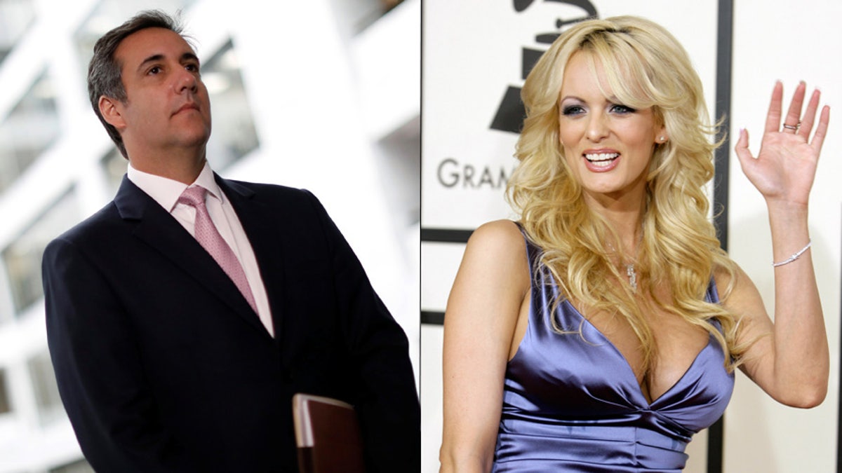 Both Michael Cohen and Stormy Daniels denied reports of a ‘hush money’ payoff in January 2018. 