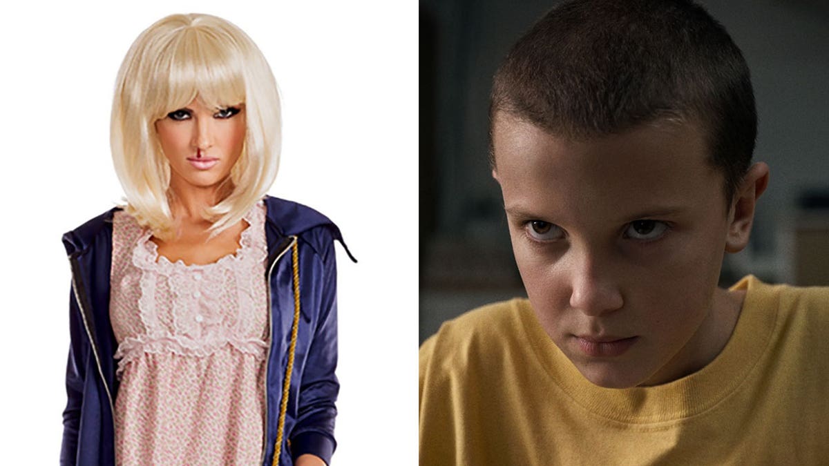 Blonde wig hotsell eleven stranger things