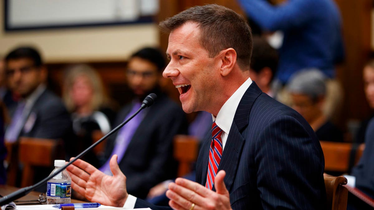 FBI Deputy Assistant Director Peter Strzok, testifies before a House Judiciary Committee joint hearing on 