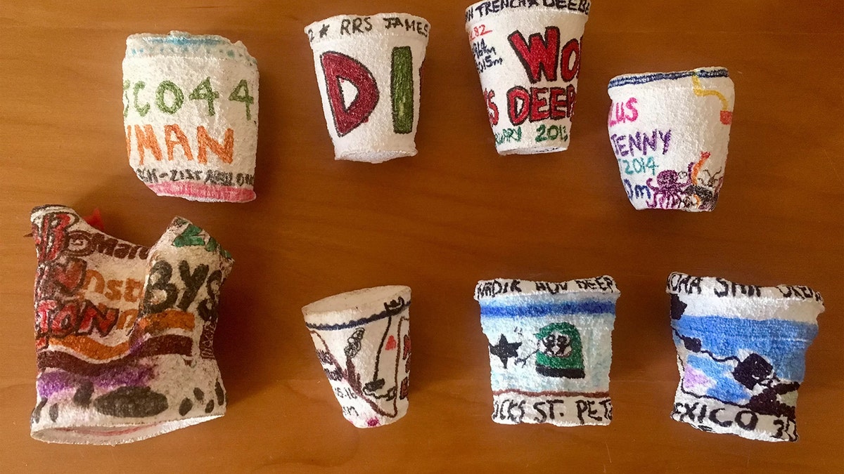 styrofoam cups
