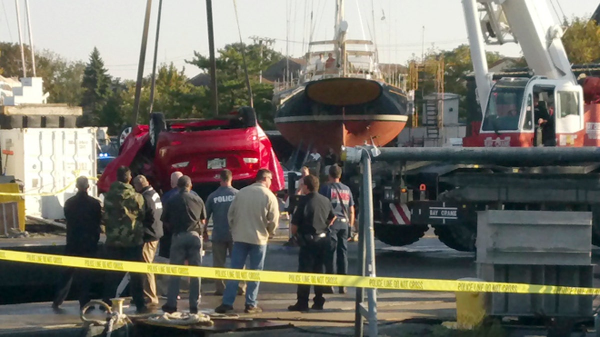 Submerged Car