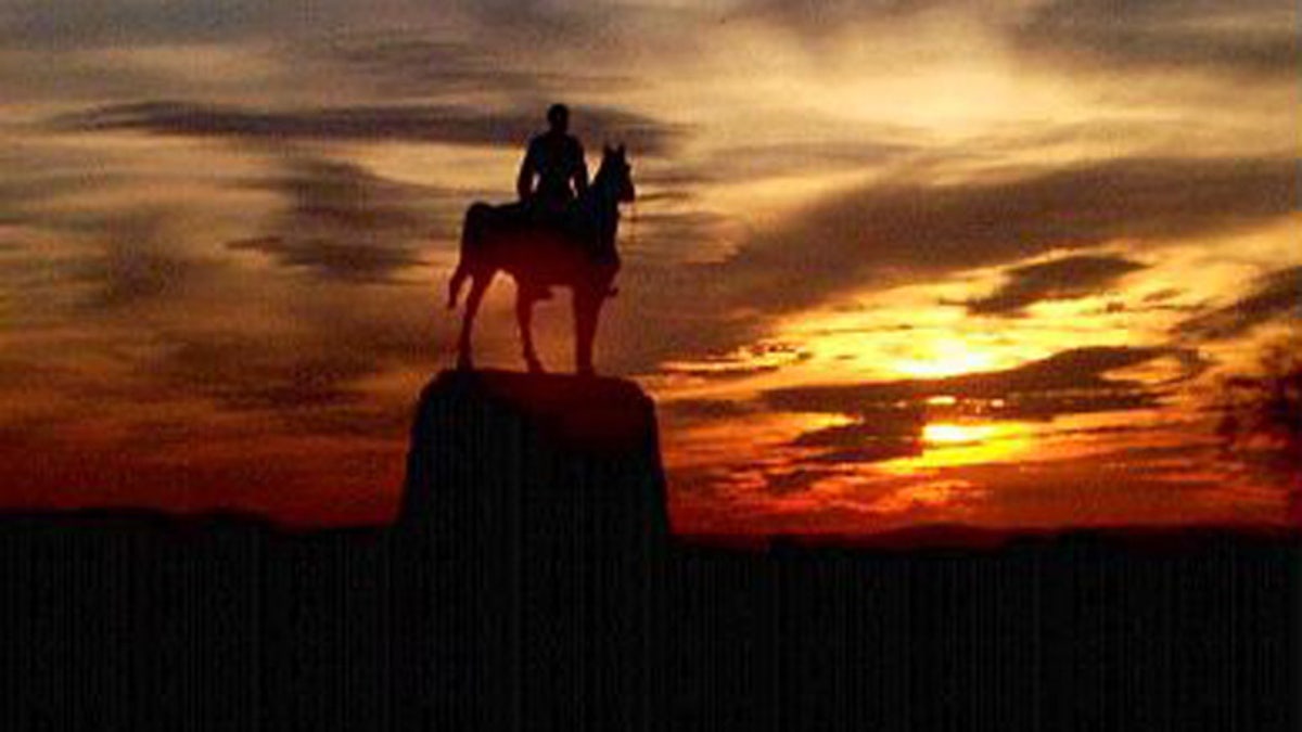Battlefield at Gettysburg, in Gettysburg, Pa., where President Abraham Lincoln delivered his famous Gettysburg Address on Nov. 19, 1863.
