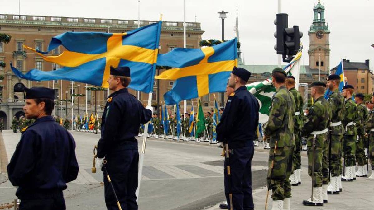 Swedish soldiers Reuters