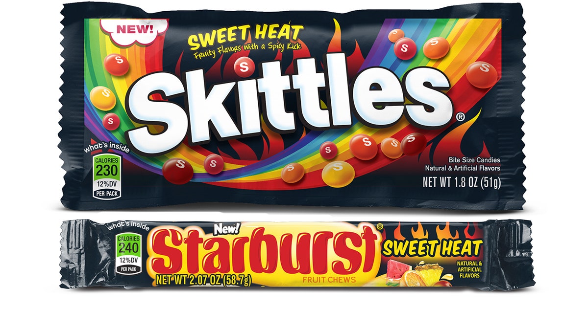 sweet heat skittles and starburst