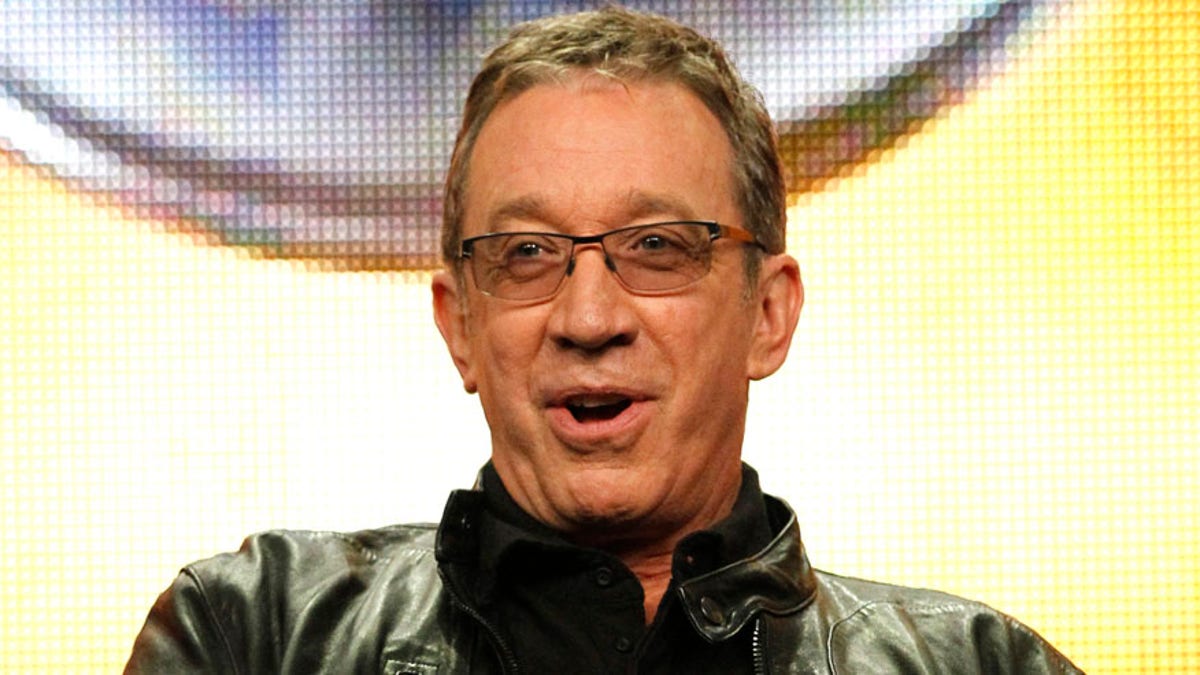 Cast member Tim Allen answers a question during the ABC session for 