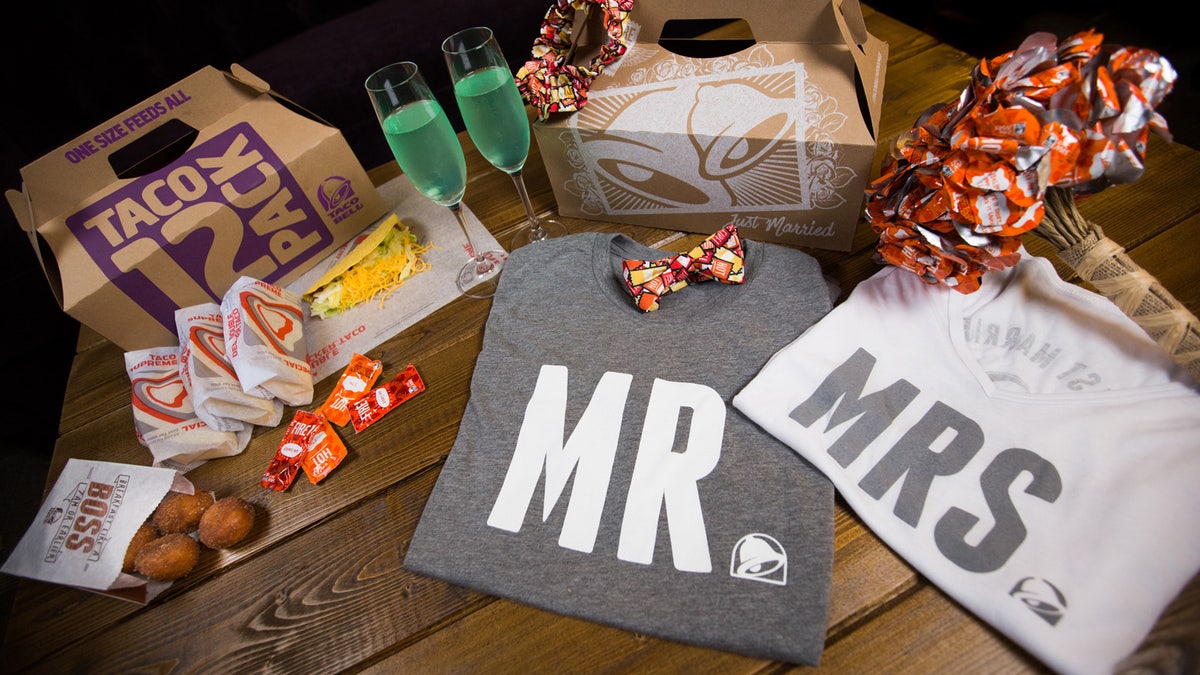 taco bell wedding package