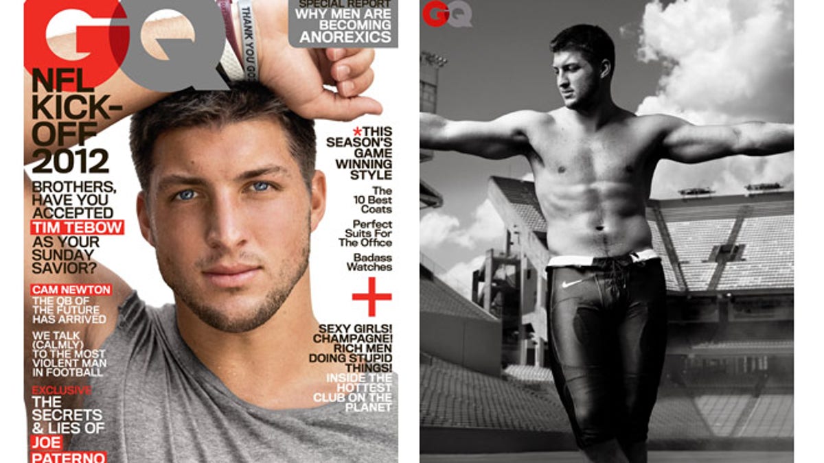 Tim Tebow Jesus pose in GQ stirs controversy on sports radio Fox News picture