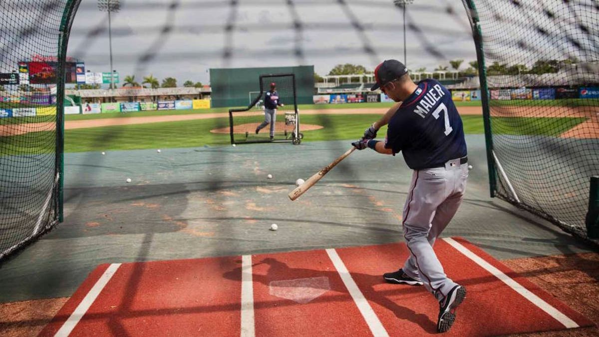 The Kid is one of the boys: 18-year-old Joe Mauer fits right in during  Twins' first practice – Twin Cities