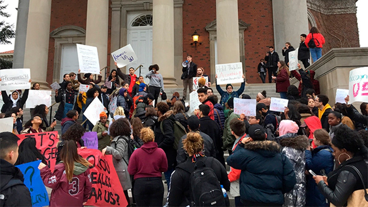 theta tau protests