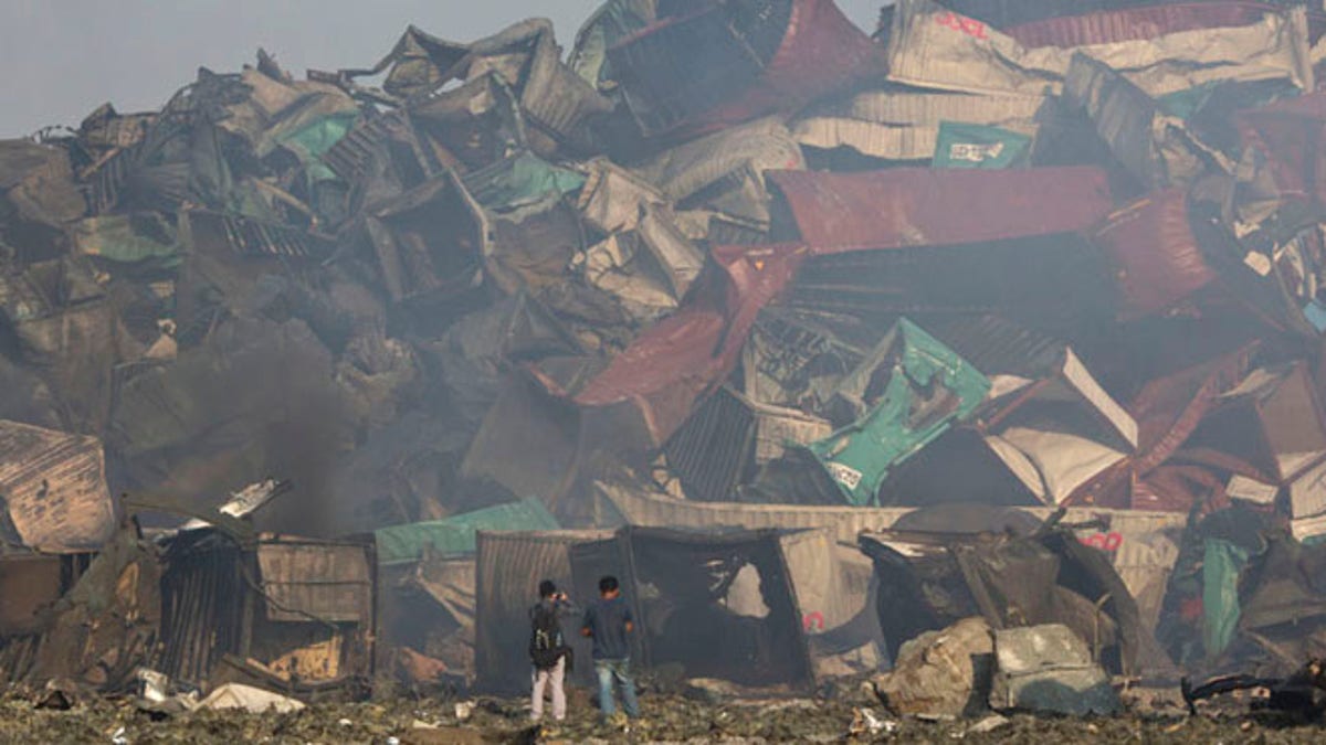 APTOPIX China Port Explosion