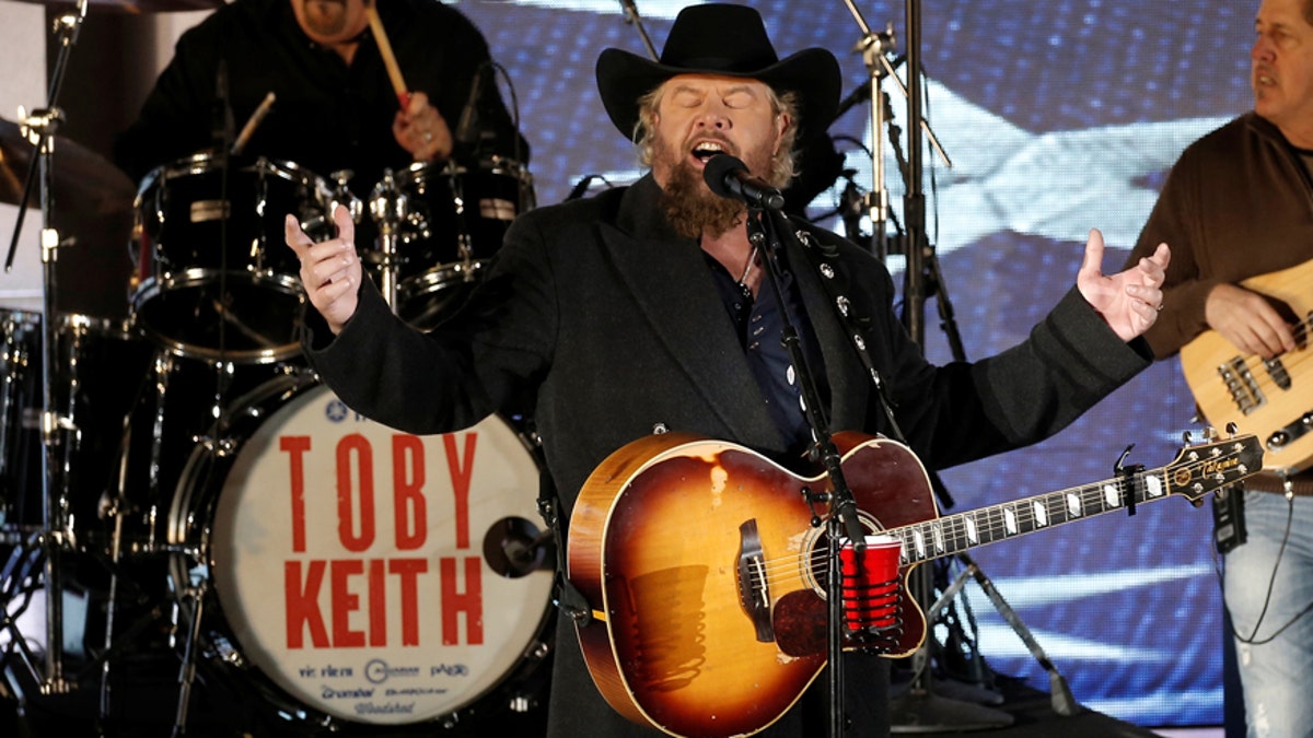 toby keith inauguration