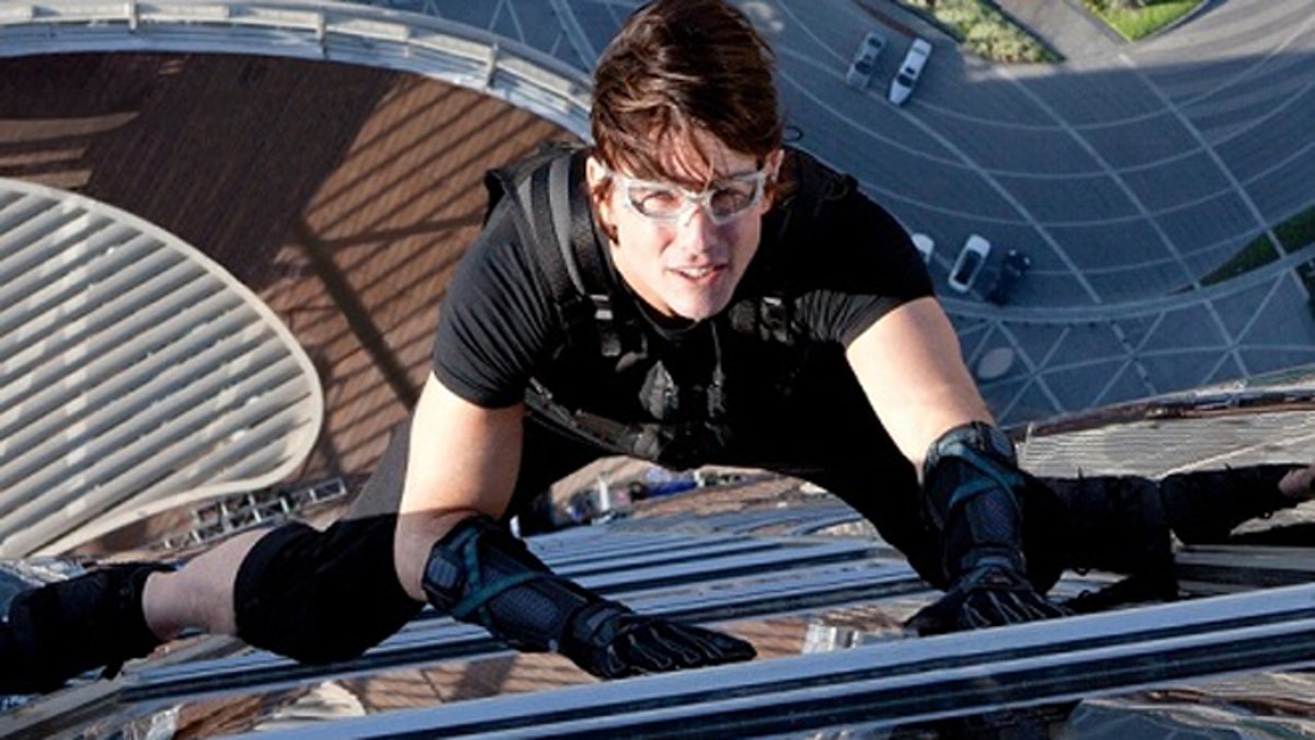 Tom Cruise scaled the world's tallest building in the movie 