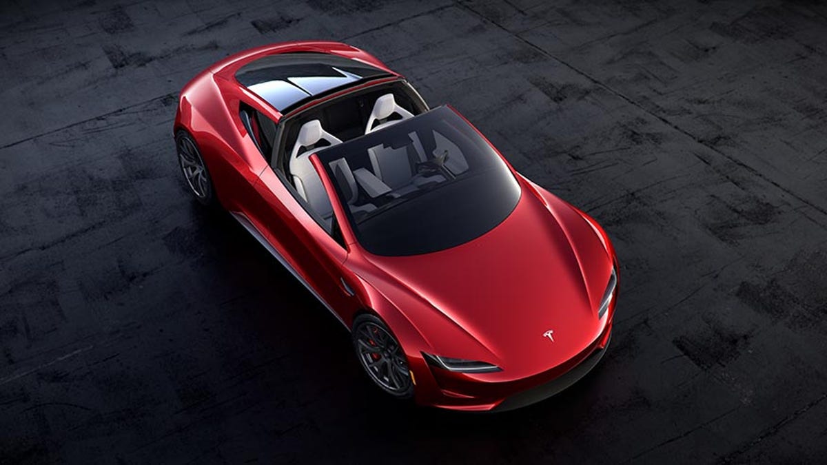 Tesla deals roadster mirrors