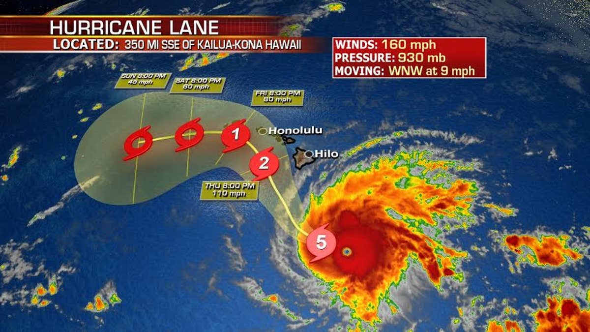 Historic Cat 5 Hurricane Lane could bring catastrophic damage to